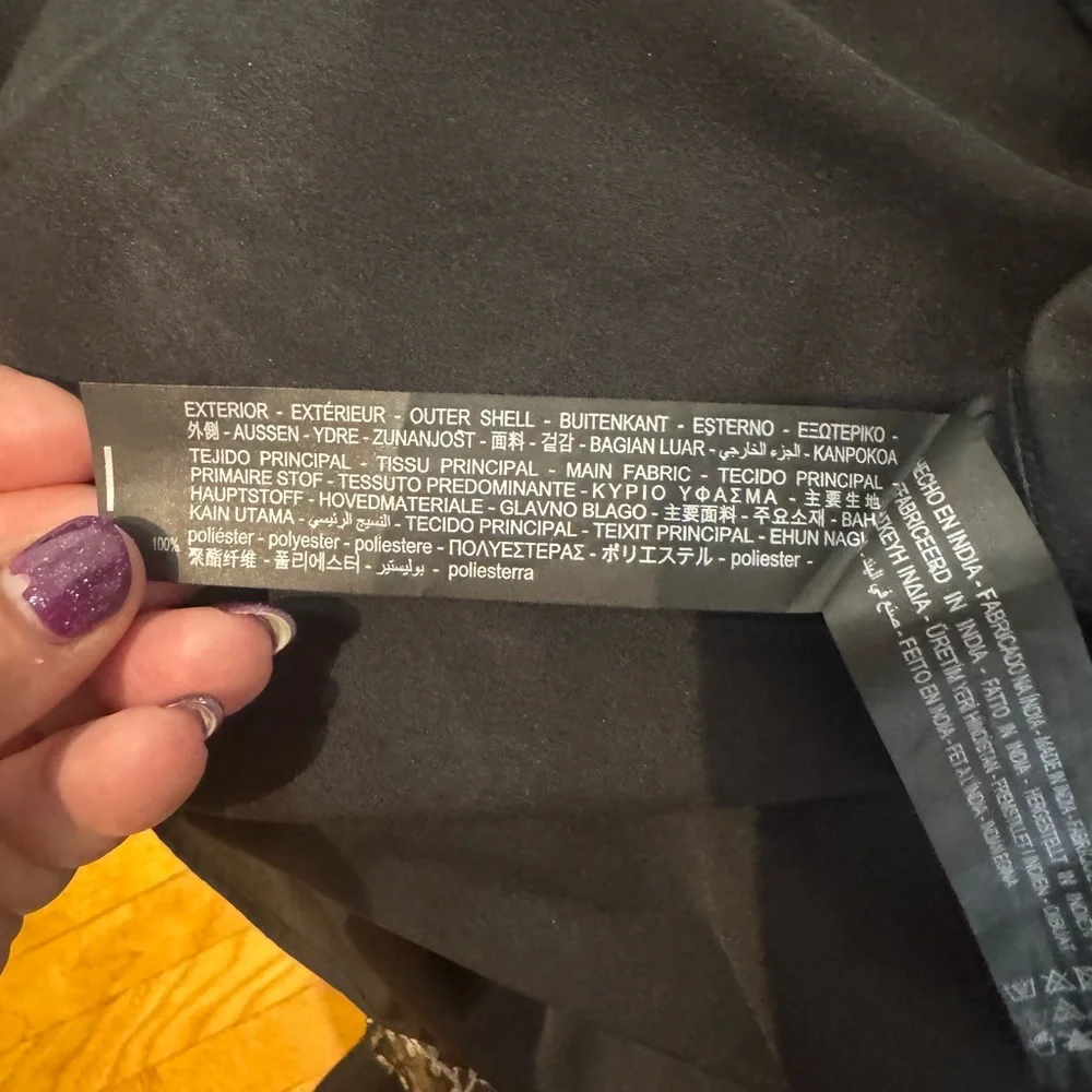 Zara Black and White embroidered Long Sleeve tule maxi Dress Sz XXL - Picture 10 of 16